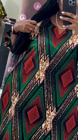 Robe longue boubou africaine en wax Ankara casual dress African gown 