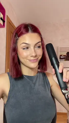 Es mi primera GHD (de ahí mis caras de sorpresa) pero es que VAYA PASADA DE PLANCHA 😱🩷 @ghdspain #ghdhair #ghdplatinumplus #ghdplancha 