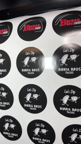 @Birria Bros Tacos🥷🌮 custom stickers 🔥🔥  #stickers #customstickers #tacobusiness #stickerbusiness #birriatacos #mexicotiktok #fyp 
