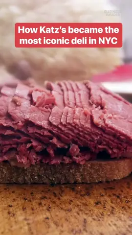 Katz’s Delicatessen is one of the only delis of its kind still in operation. #nyceats #jewishdeli 