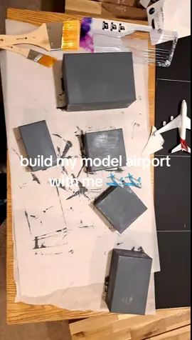 part 1 of making the model airport :)#airport #model 