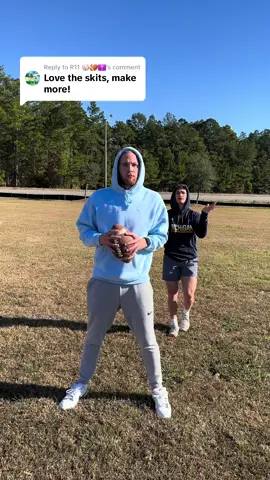 Replying to @R11 ⚾️🏈✝️ How QBs treat the Center 😂🏈 #football #funny #skit #comedyskit #sports #blue42 