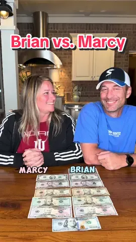 Can Marcy beat Brian in this trivia challenge? #triviachallenge #quizshow #familygamenight #FamilyFun #moneygames #couple 