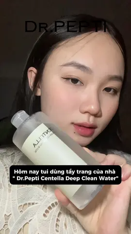 Cảm ơn @cogaitenjade đã tin dùng nước tẩy trang làm sạch, phục hồi làn da Dr.Pepti Centella Deep Clean, không chỉ làm sạch cặn trang điểm mà còn cấp ẩm, phục hồi và trẻ hóa làn da. #Dr.Pepti #drpepti #drpeptivietnam #skincare #Centelladeepcleanwater