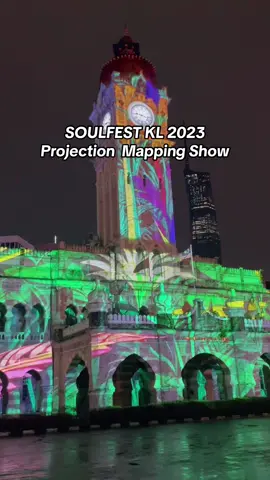 SOULFEST KL projection mapping show | dataran merdeka | KL  SPIRIT OF UNITY THROUGH LIGHTS AND MOTION. @SOULFEST  29 - 31 dec 2023 @Tourism Malaysia #kualalumpur #fyp #projectionmapping #dbkl #soulfest #dataranmerdeka #fypシ゚viral #lightshow #immersive 