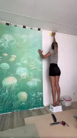 Little room makeover to create a calm & magical space for the boys using the @Photowall Jellyfish Garden Wall Mural, it’s so mesmerising!! 🥹 I’ve added a link in my bio 🫶🏼 #photowallsweden #sensoryroom #playroom #inspo #kidsroom ad