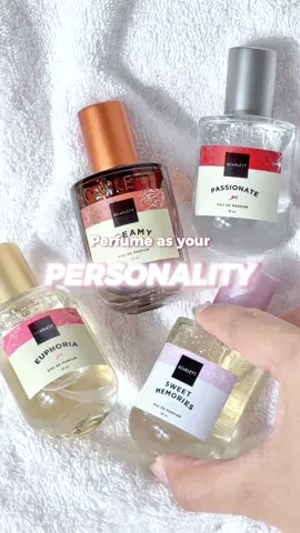 Perfume As Your Personality✨ 💗 Cewek kalem cocok dengan wangi manis vanilla dan oriental Sweet Memories 💗 Girl bozz cocok dengan wangi yang bisa boost confident dan nempel terus, kandungan ambery & musky, dan floral seperti pada Passionate 💗 Night Goers cocok dengan wangi Dreamy dengan aroma white flower & oriental 💗 Cewek cheerfull cocok dengan wangi khas floral dan vanilla yang dimiliki Euphoria Yuk tunggu apa lagi? Koleksi semua variannya🛍 #Scarlett #parfumviral #parfumereccomended #parfumtiktok #fypシ 