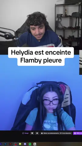 Helydia est enceinte. Flamby pleure, c’est fugu le père #flamby #helydia #fugufps #fyp #pourtoi #humour #enceinte 