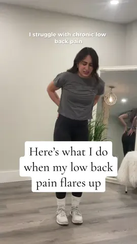 Low Back pain flaring up? This is what I do!  If you saw my story yesterday, I fell down the stairs and tweaked my low back. So i wanted to share a simple stretching routine I like to do to help with my flare ups!  Remember that every person and every back pain is different, so this may not help you in the same way! When you have a flare up, make sure you’re not doing any movements that cause pain (a stretch feeling is good 👍🏻)  #backpain #backpainrelief #backpainexercises #backpainsucks #backpainflareup #lowbackpain #sijoint #chronicpainrelief 