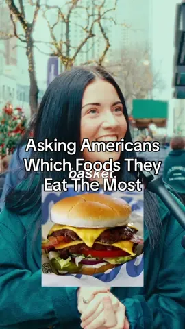 Asking Americans foods they eat regularly 🍔 #culture #socialexperiment #usa #tourism #interview #opinion #Foodie #fyp 