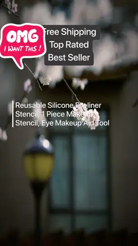 Reusable Silicone Eyeliner Stencil, 1 Piece Makeup Stencil, Eye Makeup Aid Tool#shopping #bestseller #foryou #sale #CelebrarDeMulherParaMulher #bestfriend 