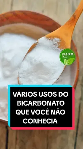 VÁRIOS USOS DO BICARBONATO QUE VOCÊ NÃO CONHECIA #DicasPara2024 #bicarbonato #dicasdesaude #remedionatural  #saude #fazbemdicas 