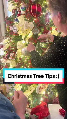 I can’t wait to try this on my tree next year!!🙌🏼❤️ #tips #decor #christmasdecor #treedecorating #sale #DIY 