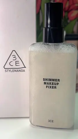 3CE Shimmer Make Up Fixer 🤍✨• 12$ • Available In Stock • ជាប្រភេទ Spray បាញ់ក្រោយពេល Make Up រួច ធ្វេីឲស្បែក Glow Glow ចែងចាំង មាន Bling Bling តិចៗ ទប់ Make Up ឲជាប់លេីមុខបានយូរ មិនធ្វេីឲកកម្សៅ និង មានសំណេីម  • Original Products From Korea 🇰🇷 #beeskinandbeauty #cambodia🇰🇭   #3ce #3ceshimmermakeupfixer