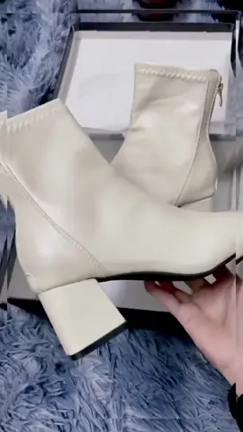 Giày Bốt Da Mềm Nữ Cao Cổ Women  Story Lót Nỉ Khóa Sau Cao Cấp - Boots Thời Trang MS2021 