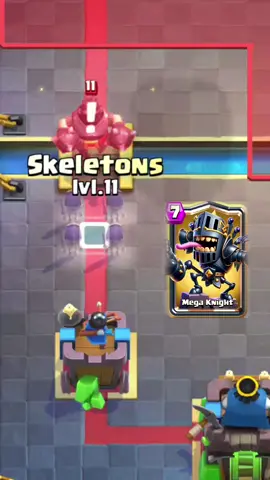 Mega knight vs larrys in clash royale #clashroyale #cr #fy #clashtok #clashroyaleprotips #clashroyalememes 
