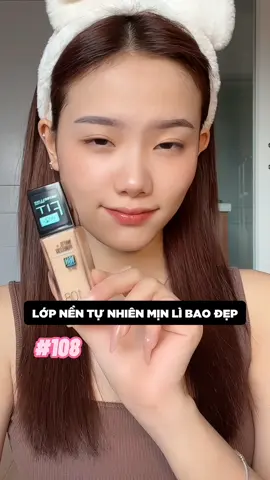 Đánh kem nền Fit Me xong phủ thêm phấn đảm bảo lớp nền mịn lì bao đẹp nhen. Nhớ dưỡng da kỹ trước khi makeup nha ❤️ #maybelline_vn #goclamdep #reviewlamdep #thuvienmakeup #muataitiktokshop #muataitiktok #tiktokmademebuyit #thanhthoiluottet 