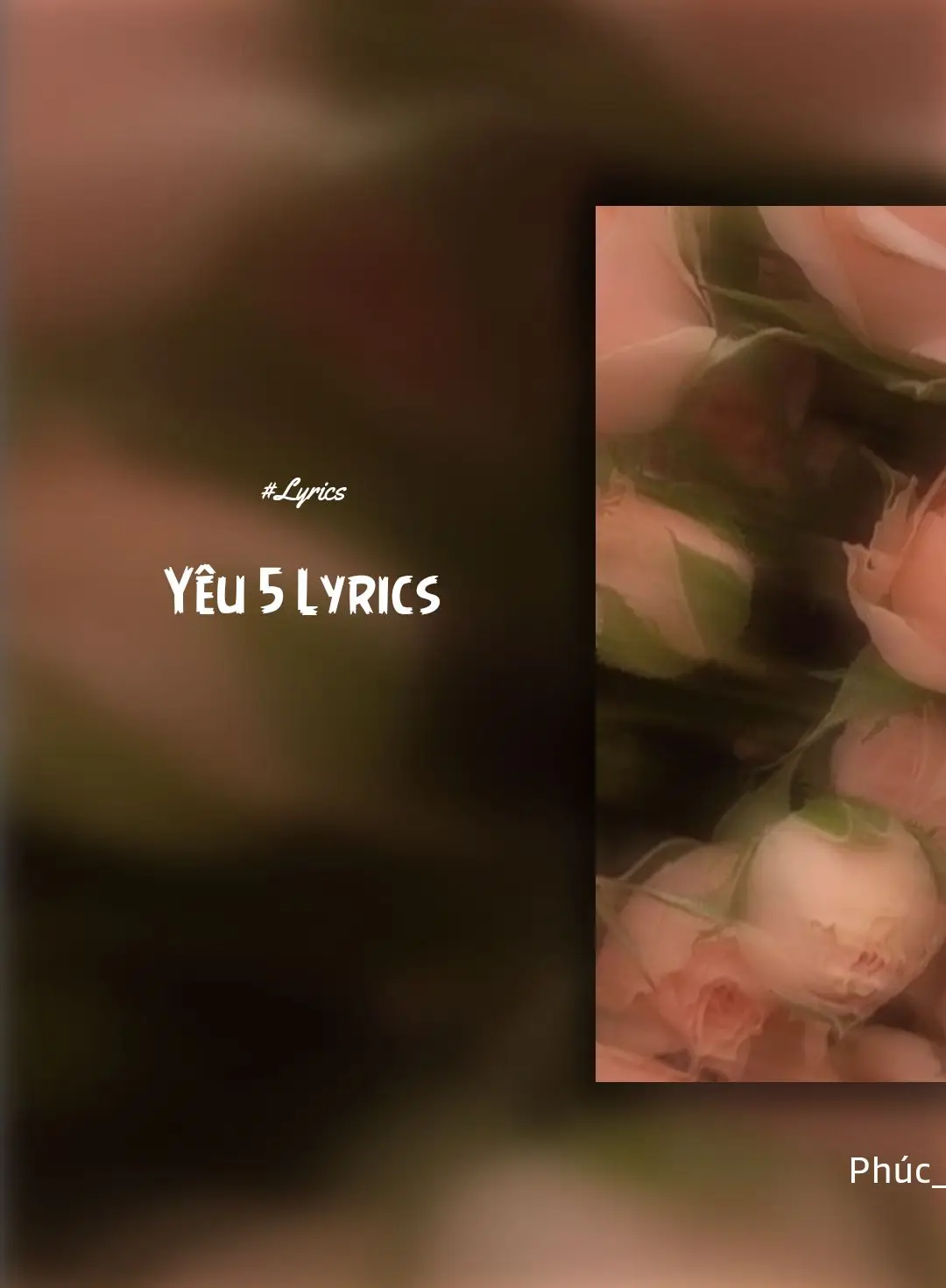 Yêu 5 Lyrics..#menhac #nhacbuon #nhacnaychillphet #chill #xuhuong #virall #xh #menhac #nhacchill #