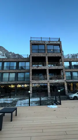 Hotel Memoire Kazbegi🏔️❤️ #fypシ #dntgroup #memoirehotel #kazbegi #georgia🇬🇪 #christmas 