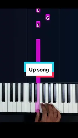 How to learn Up in less than 1 minute 😳.. what a wonderful song and so easy too .#pianotuto #piano #pianotutorial #pianosoin #up 