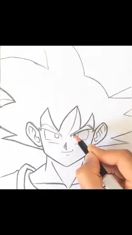 How To Draw Goku step by step || Easy drawing ideas for beginners || Beginners drawing #goku #dragonball #gokublack #draw #sketch