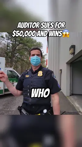 He really won $50,000 taxpayer momey at the end🫣 #policeaudit #auditor #policetiktok #copsoftiktok #police #audit #policemen 