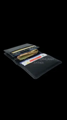 Dompet Kartu Kulit Asli Pria Card Holder 23 Black #dompetkartu #dompetkulitasli 