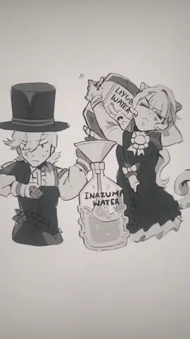 Arle wants nothing but heat || #genshin #GenshinImpact #arlecchino #lyney #lynette #freminet #zhongli #childe #zhongchi #wriothesley #sigewinne #fyp #foryou #art 