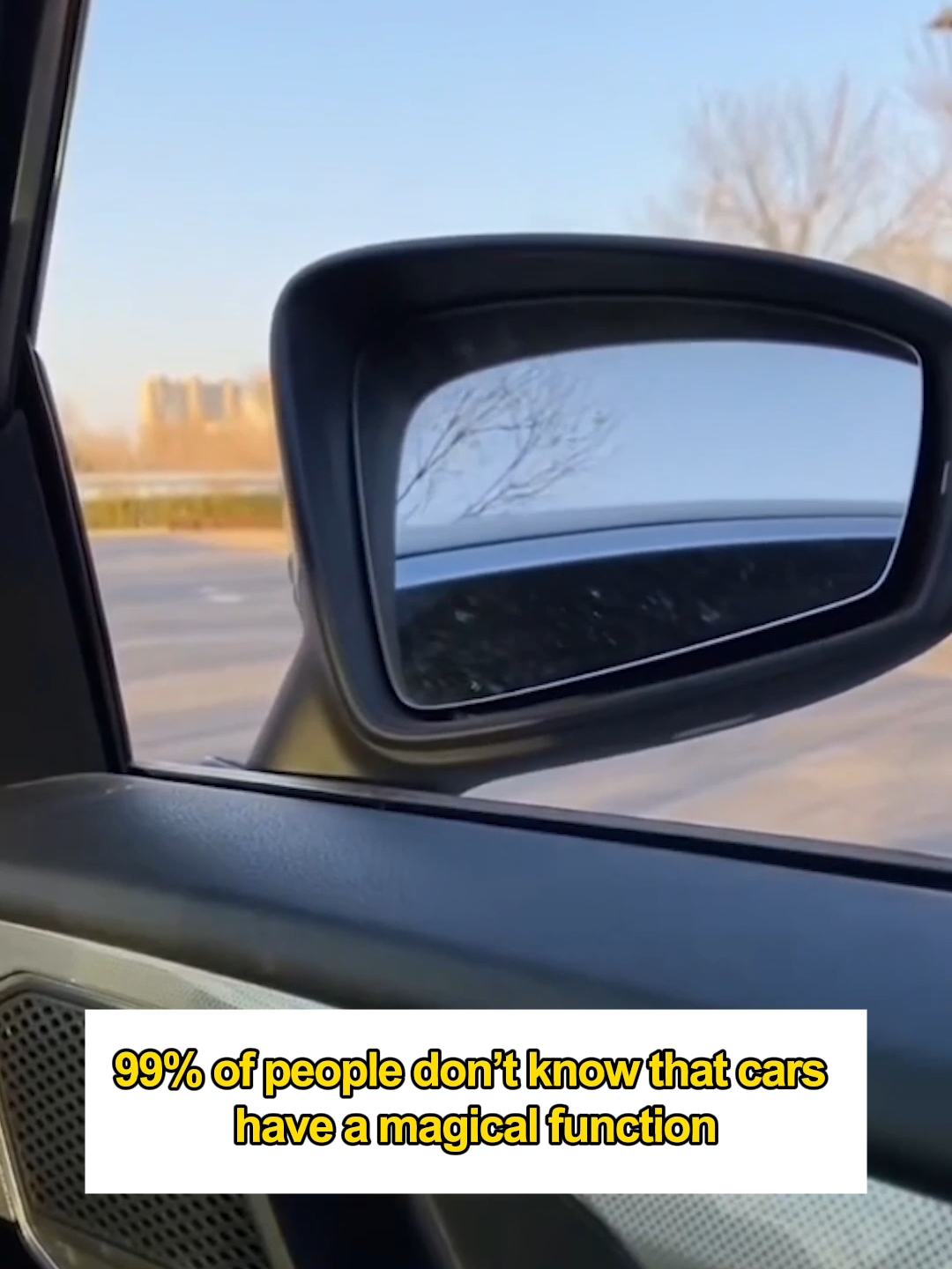 Does your vehicle have a flip-down rear view mirror function?