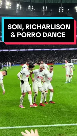 RICHARLISON & HEUNG-MIN SON & PEDRO PORRO CELEBRATE GOAALLL!  Tottenham Hotspur vs Bournemouth 31.12.23  #spurs #PremierLeague #손흥민 #tottenham #coys #lillywhites #spurs #thfc #football #fans #sonny #viral#bigangee #tottenham #richarlison #pedroporro 