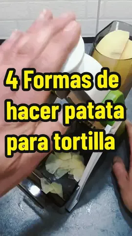 Hoy te voy a enseñar 4 formas de hacer patata para tortilla con tu Tap Coupe 😉👍🏻. #mandolinaparaverduras #mandolinadeverduras #cortadordeverdura #ideasparacocina  #cocinacreativavideos 