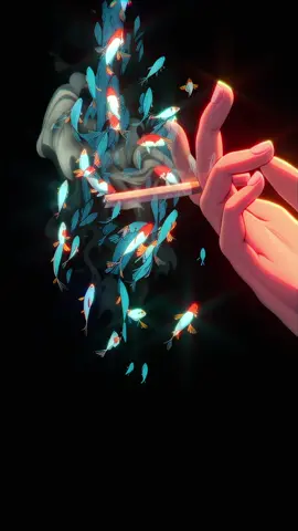 Autopoiesis - 2023 was a year of letting go #digitalart #koi 