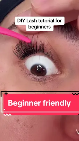 Diy lash tutorial for beginners natural lashes follow all of these steps for maximum retention #diylashtutorial #diylashextensions #lashtutorialforbeginers 