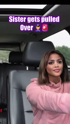 Lil bro helps sis from getting a speeding ticket…😂#comedy 