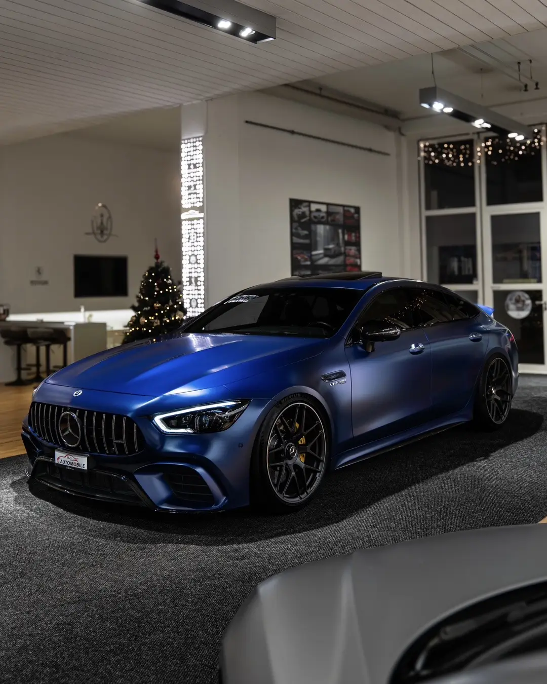 Start the new year with this Mercedes AMG GT63 S in designo magno blue 💙 #mercedes #amggt63s @M&G Automobile 