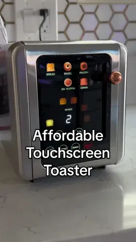 Baby this is IT ! This touchscreen toaster is AFFORDABLE and very good quality! Literally select your bread type and browning shade and let it do its thing. Highly recommend this toaster ✨ #toastertouchscreen #smarttoaster #toucscreentoaster #toachscreentoaster #touchthescreen #toasterreview #bestkitchenproducts #bestkitchengadget #smartkitchengadgets #smartkitchenappliance #usefulkitchengadgets #trendingkitchengadgets #kitchengadgetonline #kitchengadgetreview #whalltoaster 