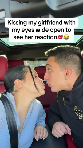She hates it when i do this😂 #couple #fyp #prank #kiss 