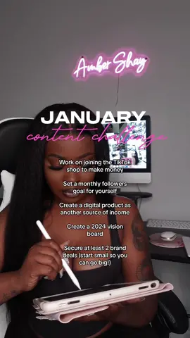 Its a new month! Lets get to it. Who’s joining? 💕🙌🏾 #fyp #blackcontentcreator #contentcreator #influencertips #branddeals #howtogetbranddeals #contentcreatortips 