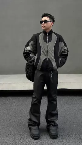 Strut your style with confidence in these sleek leather pants. Unleash your inner rebel and let your fashion speak for itself! #LeatherPantsForMen #StyleThatSizzles #fashion  #tiktok 