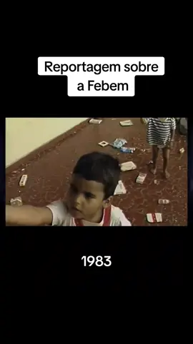 Veja essa reportagem sobre a Febem em 1983, em São Paulo.  #anos80 #febem #fundacaocasa #abrigo #jovens #saopaulo #problemasocial #pobreza  #abandono #orfanato 