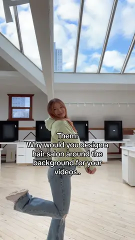 The most iconic hair salon of them all 🤍 #hairsalon #newhairsalon #hairsalontiktok #hairtok #copperhair #copperbalayage #yychair #yychairsalon 