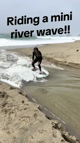 @SoLagLocal captured me riding a mini river wave 😆🤘