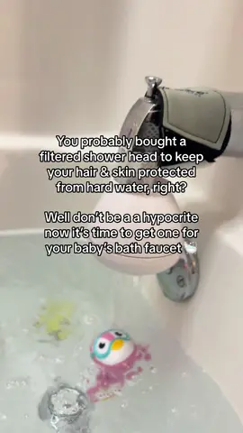 My daughter has super sensitive skin & this helps sm #bathfilter #waterfilter #bathtimeessentials #musthavebabyproducts #amazonfinds 