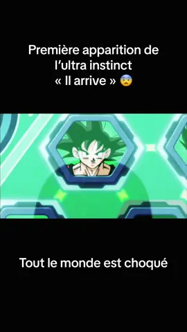 Première apparition de l’ultra instinct de Goku VF 🥶 #anime #goku #dbs 