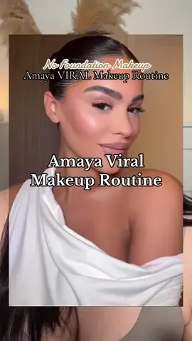Trying out the beautiful @Amaya Colon makeup routine. What do you guys think ? #makeup #MakeupRoutine #makeuptutorial #viralmakeup 