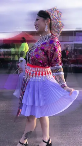 Hmong new year 2024 #hmong #hmongclothes #handmadehmongclothes #pink 