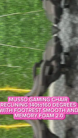 Musso gaming chair#MUSSO Retro Series PU Leather ComputerGaming Chair With footrest 280FG#online gamer#work from home#from office 