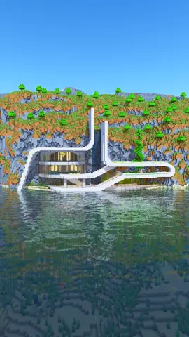 Want this to be your base? Read below 👇 This build is called Modern Cliff Mansion, it includes these downloads: Java Edition World ➡️ Java is on PC and Mac Bedrock Edition World ➡️ Console, phone, tablet and windows 10 Schematic File ➡️ Use with mods (litematica) to re-build and import the build into your world You can find all these files and tutorials on how to import the files via the link in my bio, my private survival server (for Bedrock and Java) can be found there too! Follow me for more building inspiration 💙 #Minecraft#charliecustardbuilds