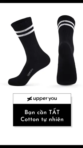 Tất gân sọc trơn cổ cao cotton tự nhiên #2024 #Hello2024 #tat #vo #tatvo #phukienthoitrang #upperyou #tatcocao 