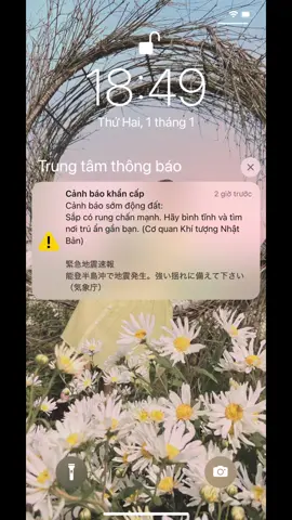 Lần đầu nghe thấy chuông cảnh báo động đất. Cứ tưởng báo cháy@@